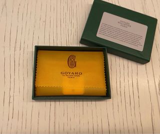 Tarjetero Goyard Verde y Azul