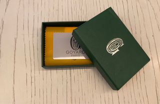 Tarjetero Goyard Verde y Azul