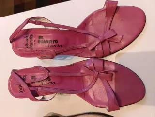 Sandalias Antonio Garcia Beige y Rosa