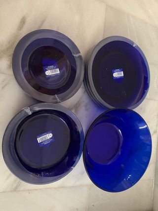 Duralex Vajilla y Vasos Lys Saphir 19 Piezas
