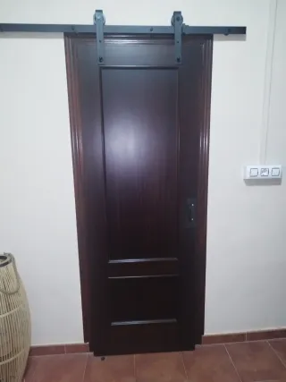 Puerta Madera Rústica Corredera