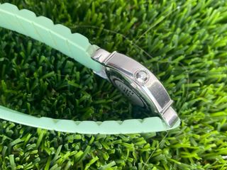 Reloj Emporio Armani Plata y Verde Menta