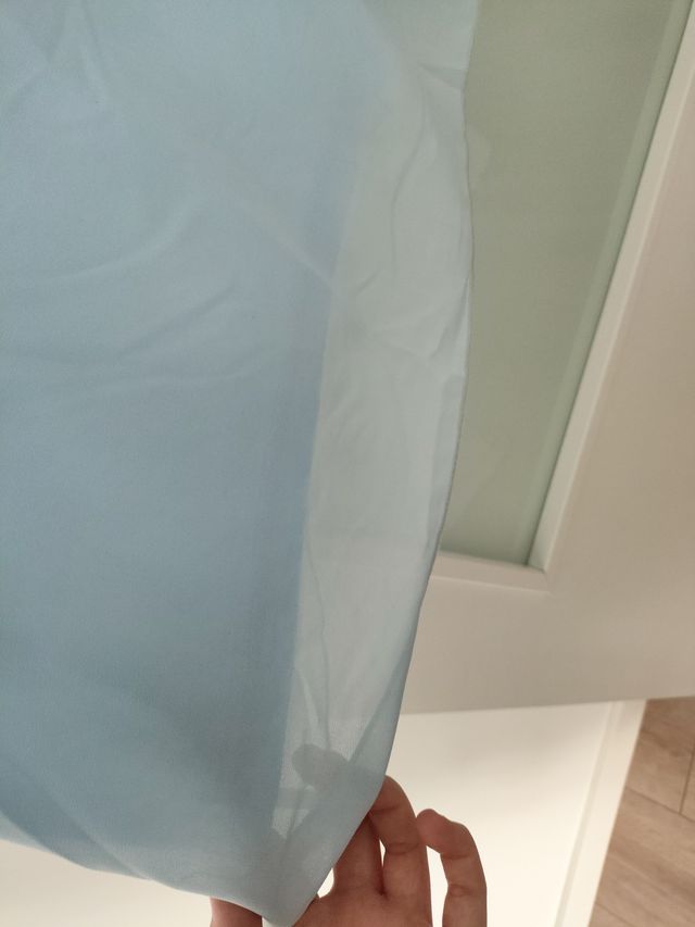 Vestido corto elegante azul