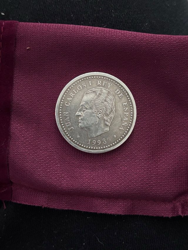 Moneda 2000 Pesetas Felipe II Plata 1998