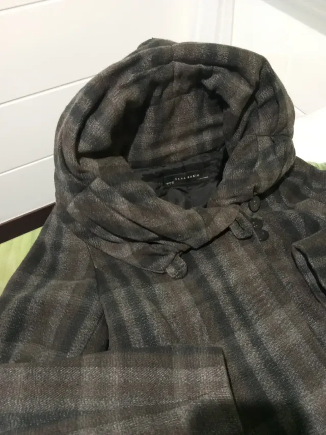 Cazadora marrón y grises Pecho 47cm Cintura 41cm