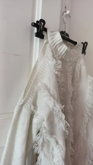 Maglione donna Carla Ferroni bianco taglia unica