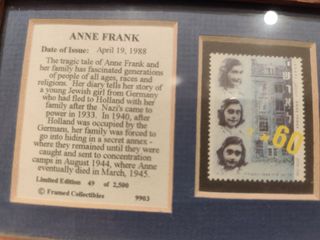 Sello conmemorativo Anne Frank Edición Limitada
