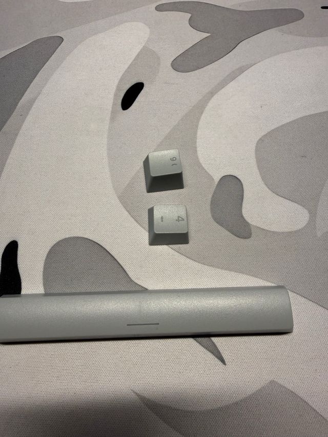 Tasti tastiera meccanica grigi