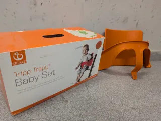 Tripp Trapp Baby Set Naranja para tronas Stokke