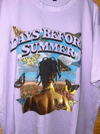 Camiseta Pull&Bear Edición Especial Morada