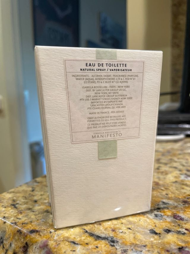 Manifesto Eau de Toilette Isabella Rossellini
