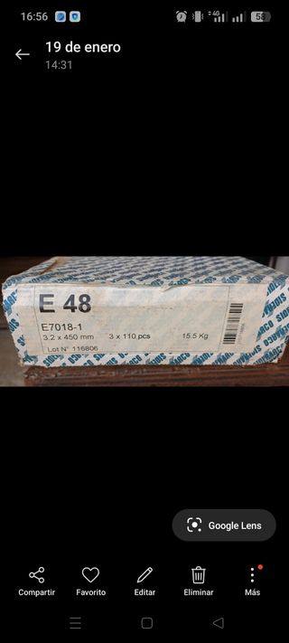 Electrodos básicos E7018-1