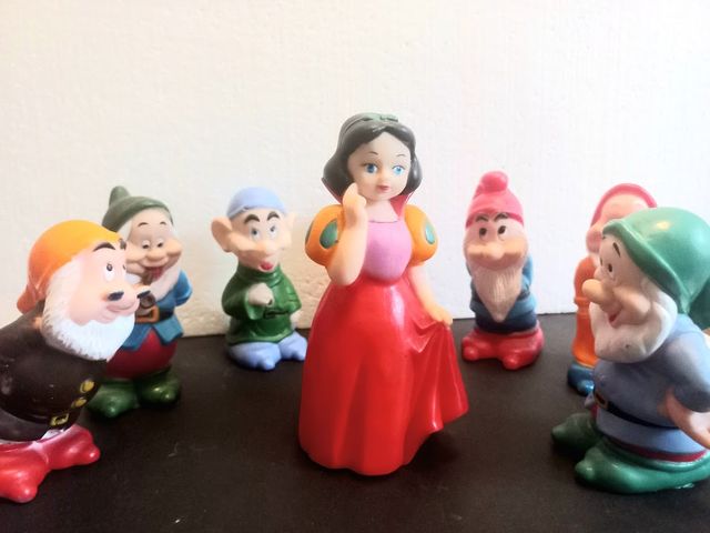 Biancaneve e 7 Nani Gomma Anni 60