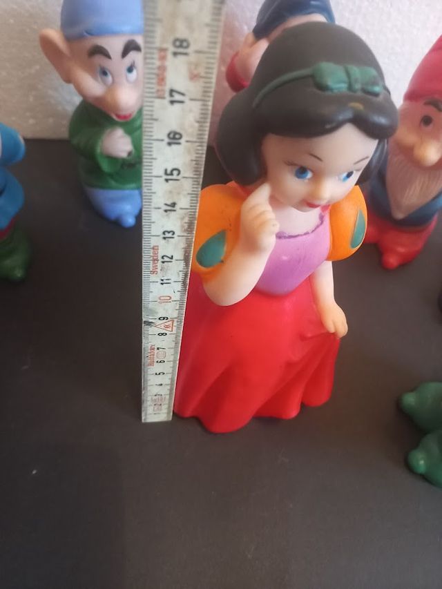 Biancaneve e 7 Nani Gomma Anni 60