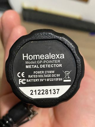 Detector de metales naranja