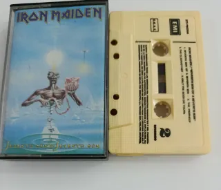 Iron Maiden Seventh Son Cinta Cassette Heavy
