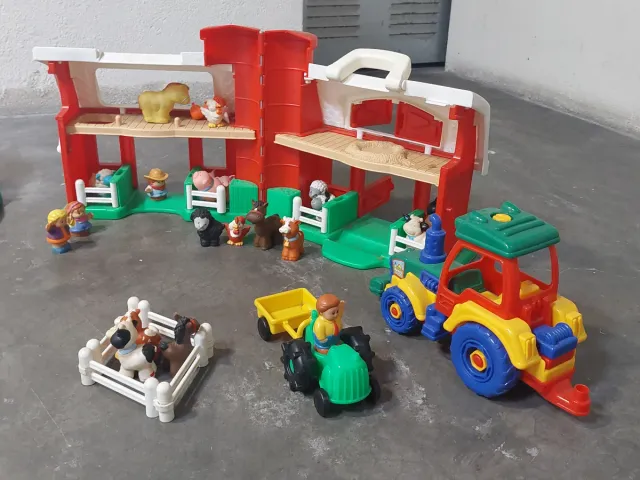 GARAJE MOLTO con coches y granja FISHER PRICE