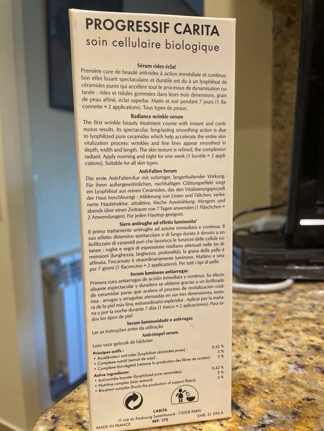 Carita Sérum Rides Éclat Radiance Wrinkle Serum