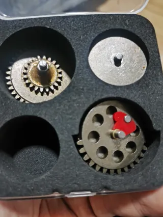 Engranajes reforzados Airsoft 18:1 con Delayer SHS