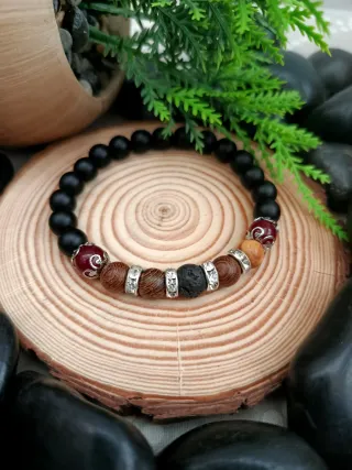 Pulsera elástica de cuentas