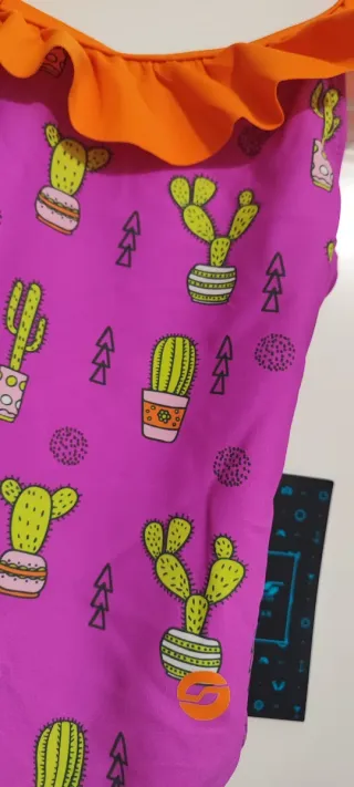 Bañador niña cactus 6 años
