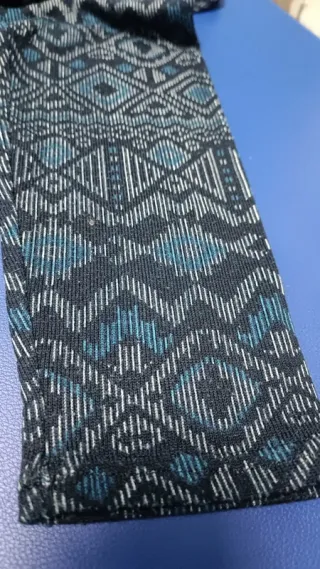 Jersey  Chica de punto con estampado geométrico