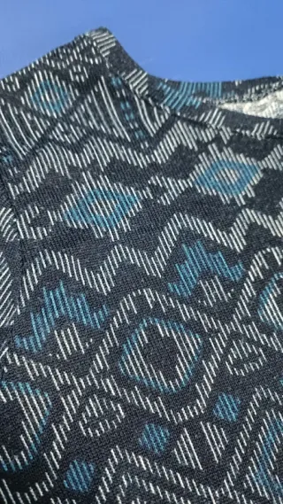 Jersey  Chica de punto con estampado geométrico