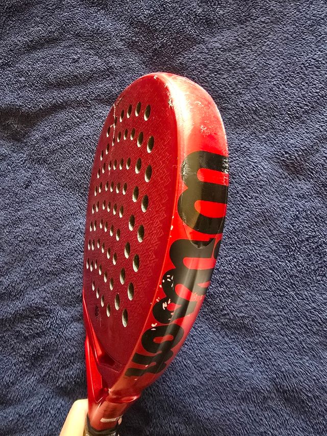 2 racchette padel Wilson rosse