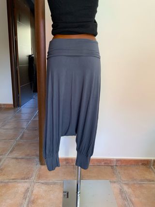 Pantalones anchos grises Double Agent talla única