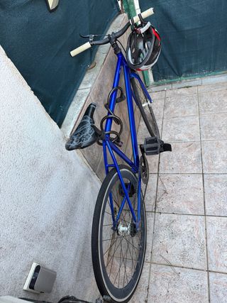 Bicicleta Fixie Azul