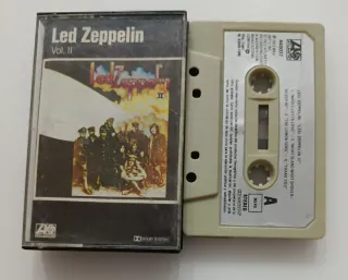 Led Zeppelin II Cinta Cassette Heavy metal