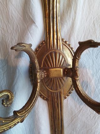 Apliques de bronce macizo antiguos