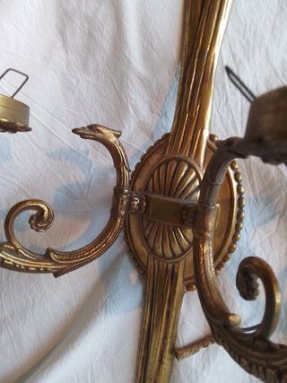 Apliques de bronce macizo antiguos