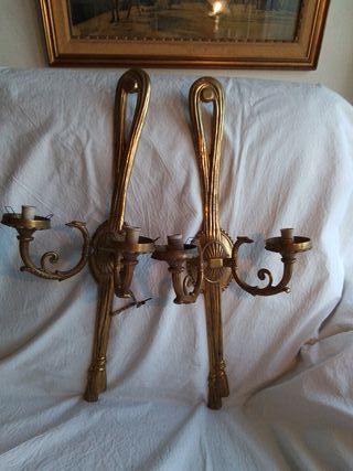 Apliques de bronce macizo antiguos