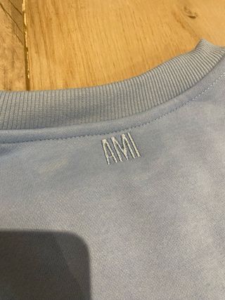 Sudadera Ami Paris Azul Clara