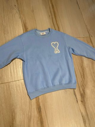 Sudadera Ami Paris Azul Clara