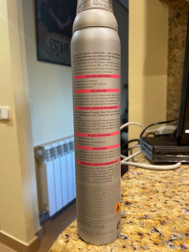 Espuma Ultra Fuerte Wella High Hair