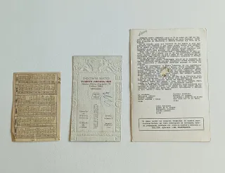 Lote Postales y Calendarios Antiguos