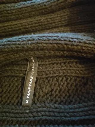 Chaqueta punto manga corta negra