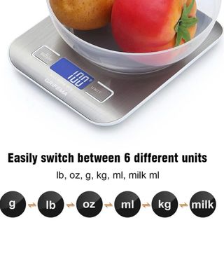 Báscula de cocina LCD