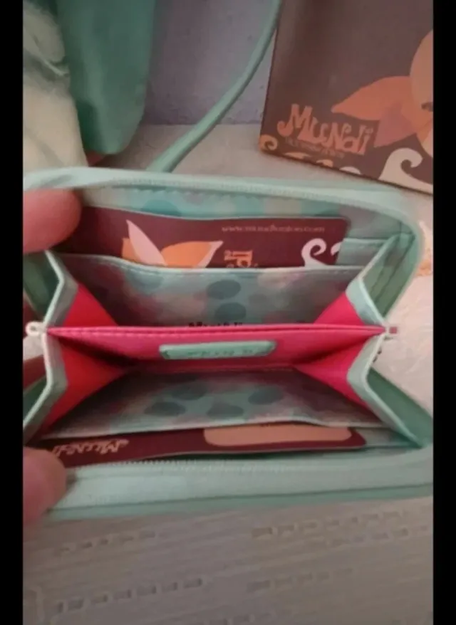 Conjunto bolso y monedero Mundi