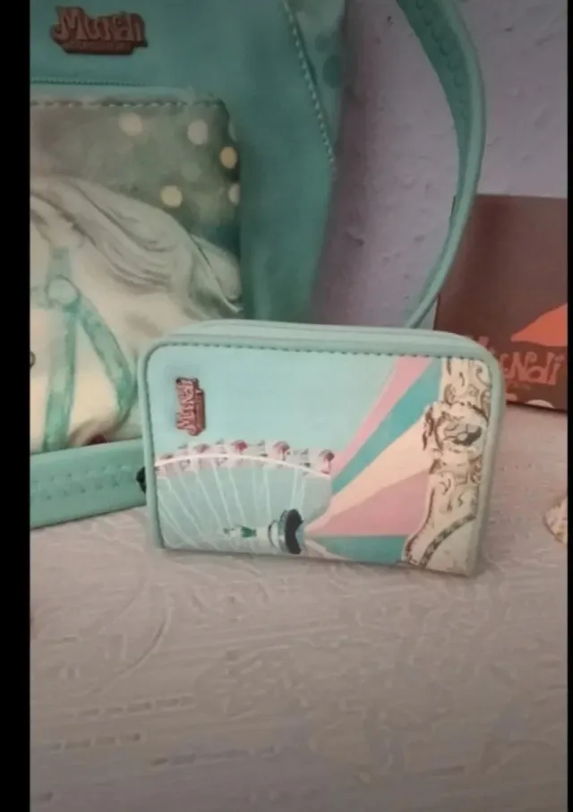 Conjunto bolso y monedero Mundi