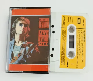 John Lennon Live in New York City Cassette BEATLES