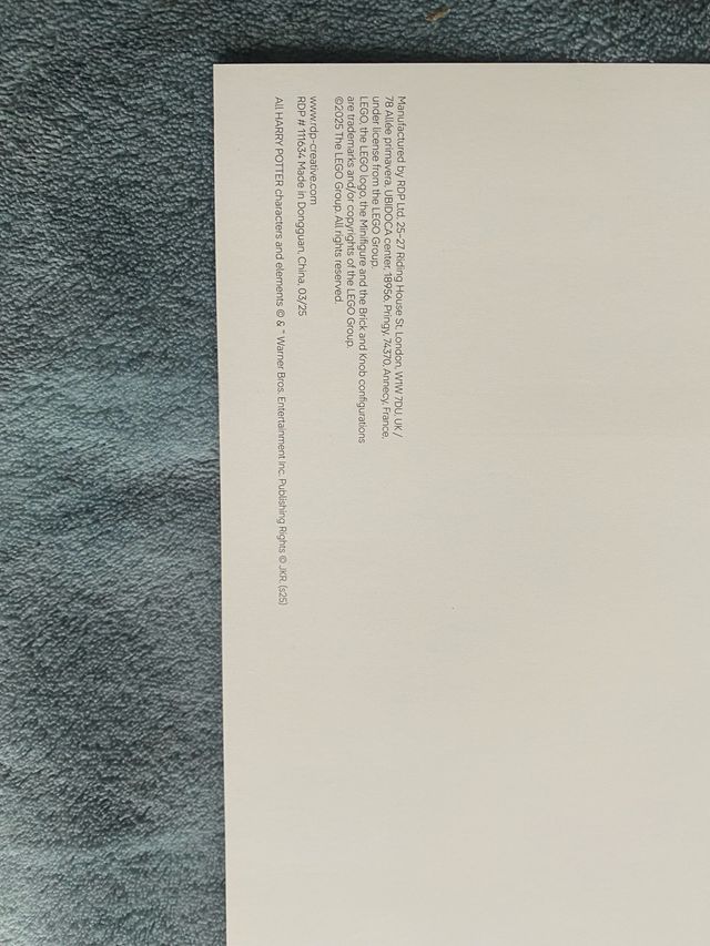 Lego 5009593 4 Poster di Harry Potter (2a edizione)