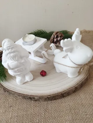 Conjunto 3 piezas cerámica Navidad