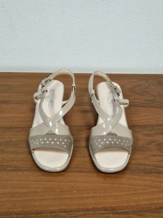 Sandali Termoda Tg 37 beige/tortora