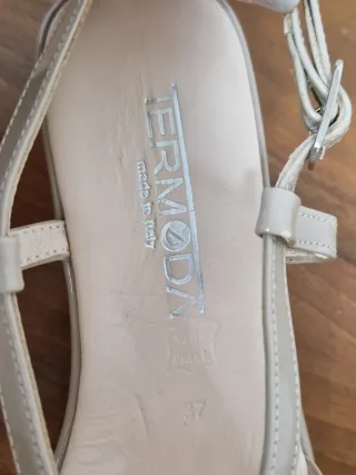 Sandali Termoda Tg 37 beige/tortora