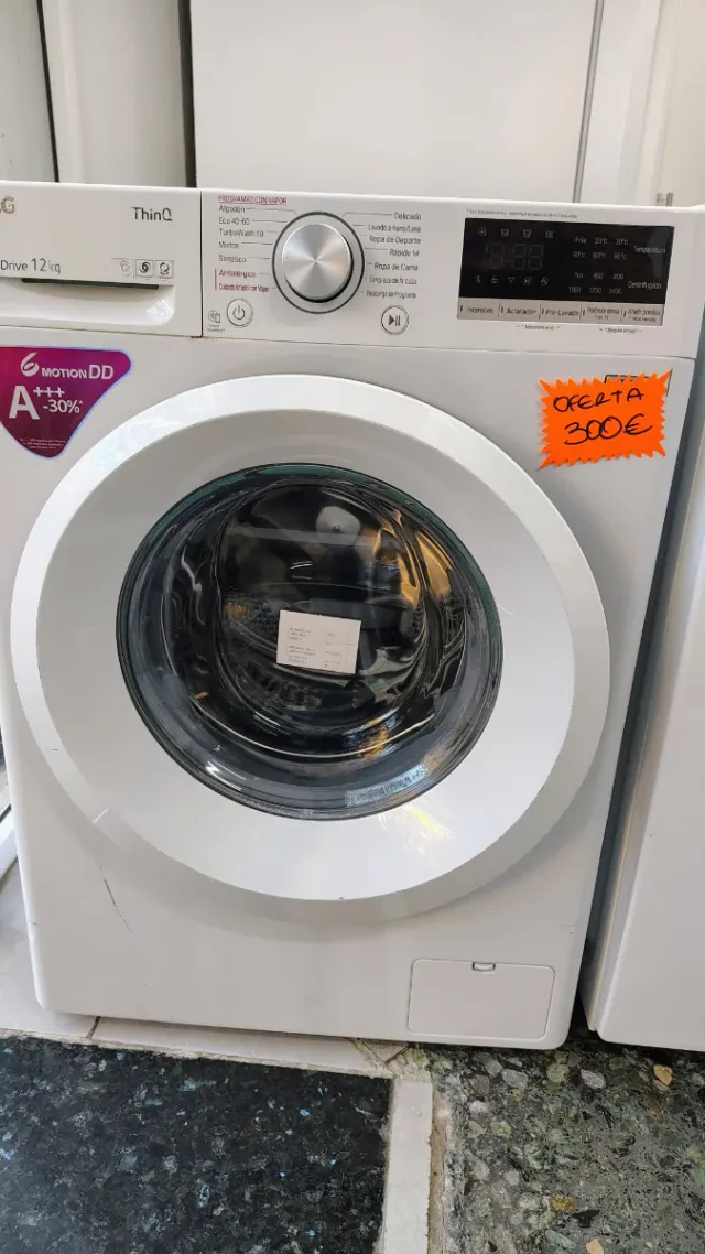 Lavadora LG ThinQ 12kg