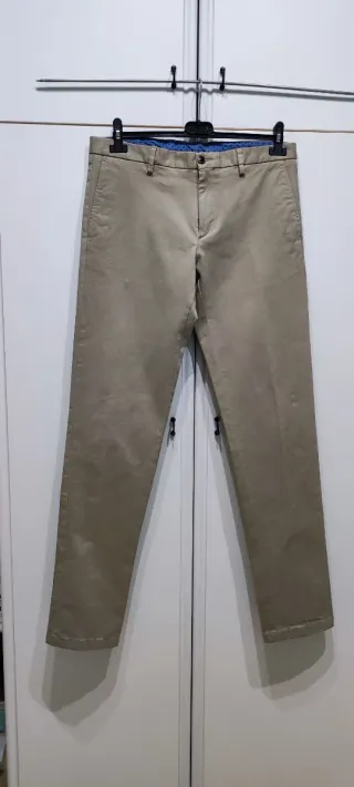 Pantaloni uomo beige taglia 48/L