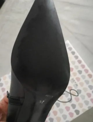 Zapatos Botín Tacón Negro